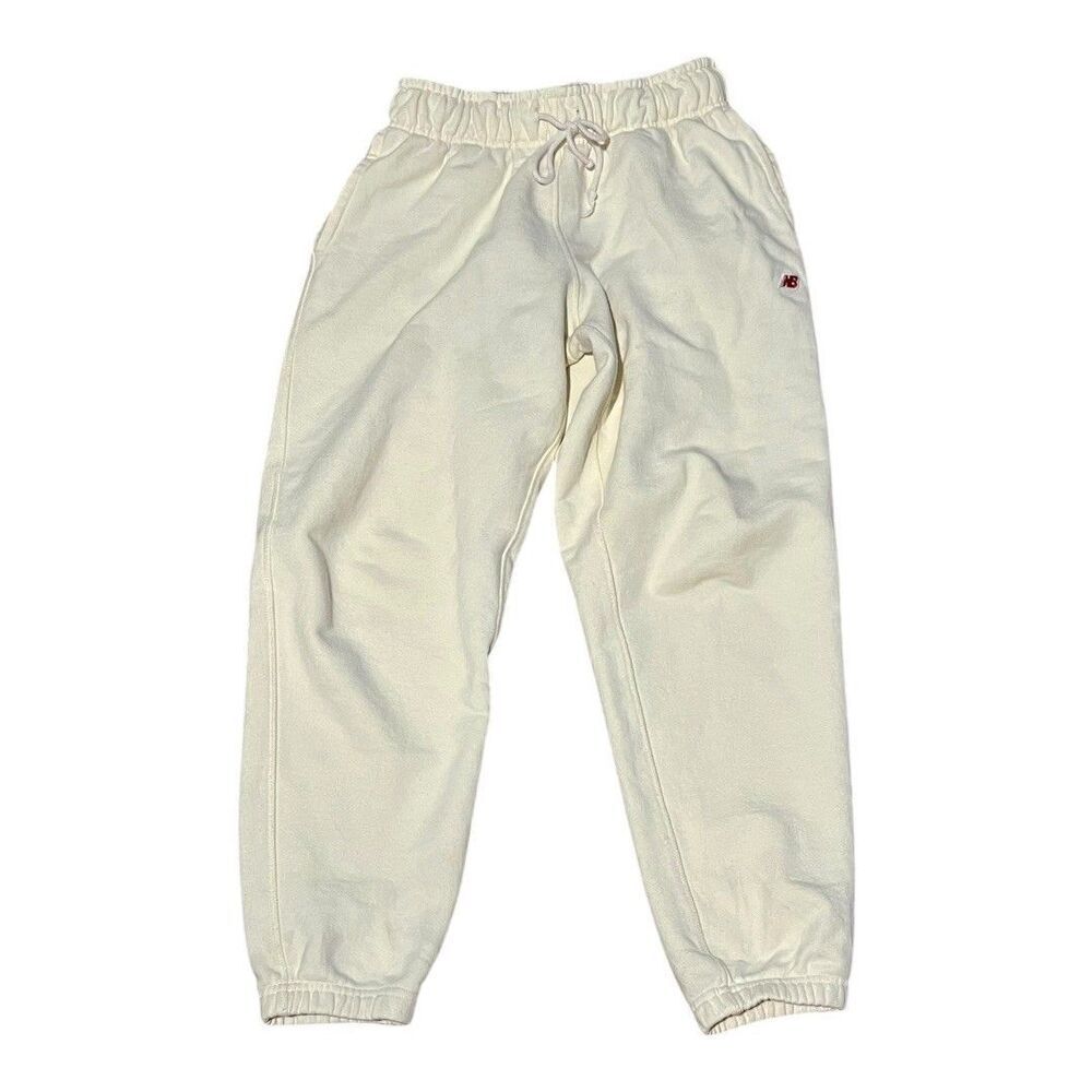 New Balance Vintage Core Sweatpants Leisure Athletic Beige Md In USA Medium